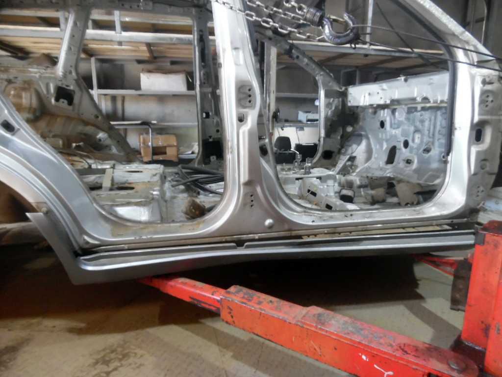 Порог кузова Santa Fe (+Тагаз) (01-06) R б\у (арт. Santa Fe) Hyundai Santa Fe