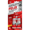 Химия FELIX Клей эпоксидный двухкомпонентный (2*17мл) прозначный (супер-клей в подарок) (арт. 411040064)